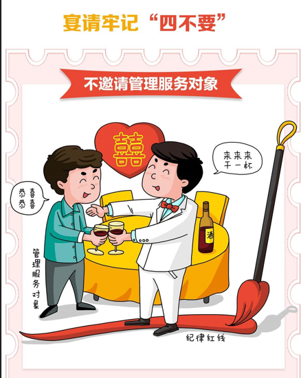 清风微语·漫画说纪丨说说婚宴操办得遵守哪些纪律