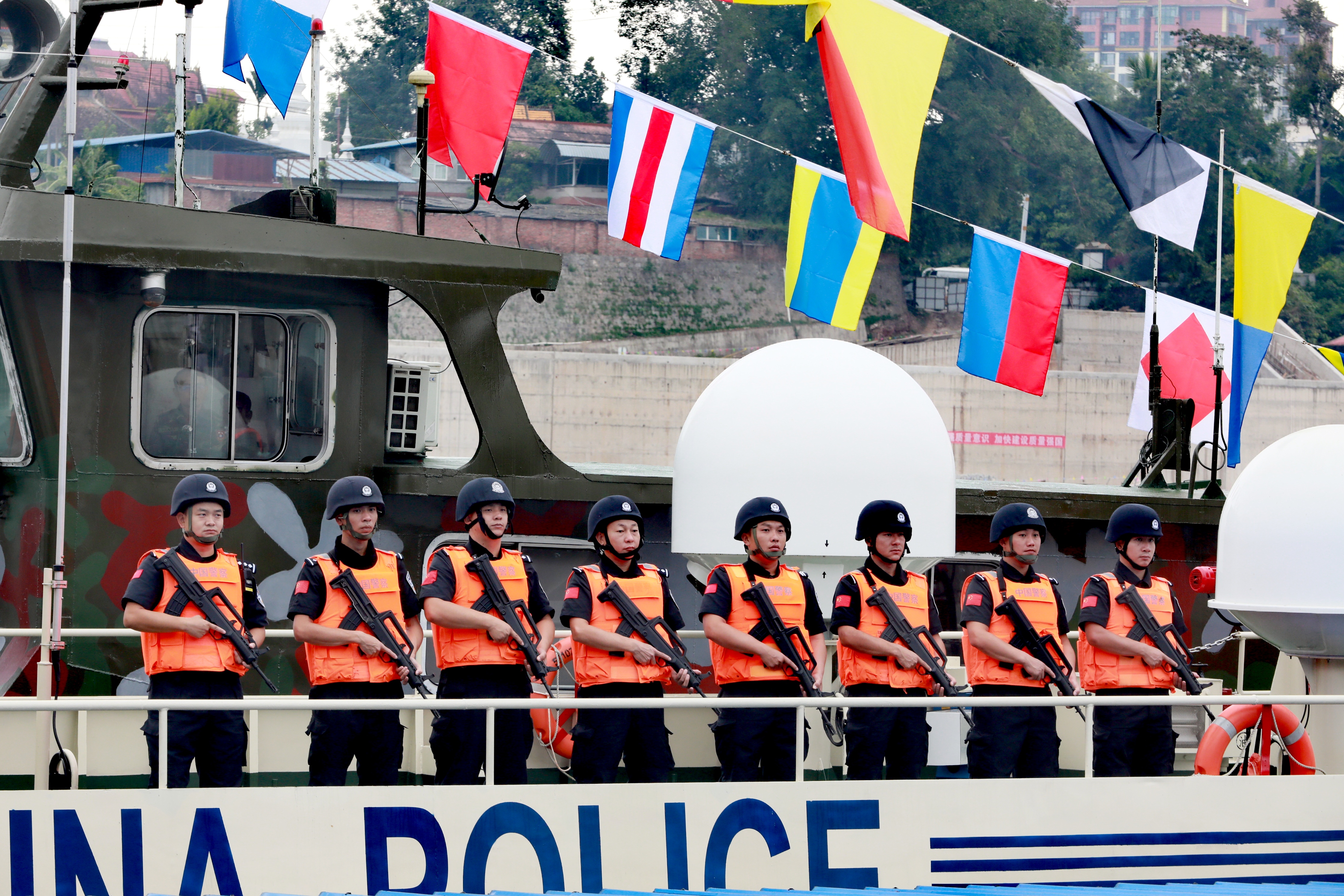 第134次中老缅泰湄公河联合巡逻执法行动启动