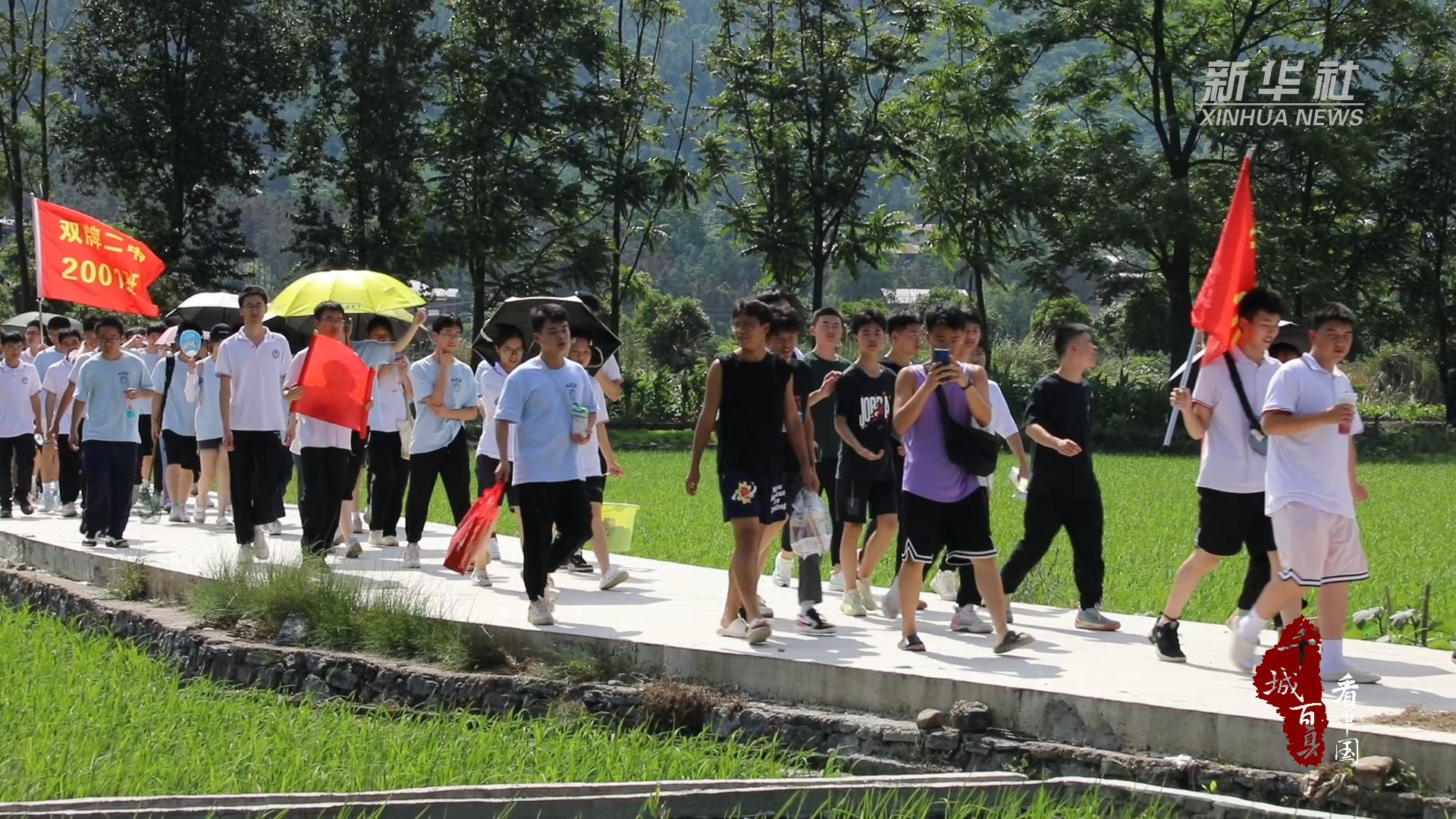 千城百县看中国｜湖南永州：下田插秧 水中捉鱼 高三学子花式解压